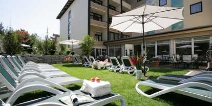 Golfurlaub - Wellnessbereich - Bayern - Liegewiese - Wunsch Hotel Mürz - Natural Health & Spa