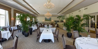 Golfurlaub - Umgebungsschwerpunkt: See - St. Moritz - Grand Restaurant - Cresta Palace Hotel