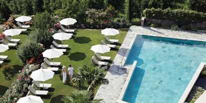 Golfurlaub - Klimaanlage - Schenna - Pool im Garten - Hotel Giardino Marling