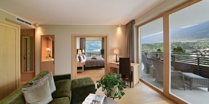 Golfurlaub - Bademantel - Burgstall bei Meran - Suite Bellavista - Hotel Giardino Marling