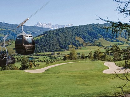 Golfurlaub - Hunde am Golfplatz erlaubt - Österreich - Weltweit einzigartige Golfgondel Birdie-Jet am Golfplatz Radstadt - Gut Weissenhof ****S