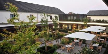 Golfurlaub - Bademantel - Niederrhein - Terrasse - Landhaus Beckmann