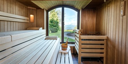 Golfurlaub - Hunde am Golfplatz erlaubt - Österreich - Panorama-Sauna im Alpenwelt SPA - Inntalerhof - DAS Panoramahotel