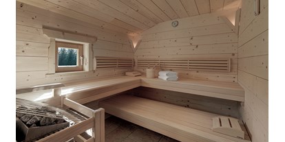 Golfurlaub - Oberösterreich - INNs HOLZ Chalet Sauna des Private Spas im Chalet - INNs HOLZ Chaletdorf