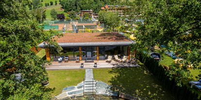 Golfurlaub - Hunde am Golfplatz erlaubt - Region Bad Kleinkirchheim - Saunahaus "Seekino" Adults only- Außenansicht - Familien-Sportresort Brennseehof
