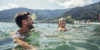 Golfurlaub - Hunde am Golfplatz erlaubt - Österreich - Badespaß am Zeller See - Hotel Sonnblick