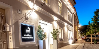 Golfurlaub - Restaurant - Wienerwald - Außenansicht des Winzerhotels - Winzerhotel**** Gumpoldskirchen