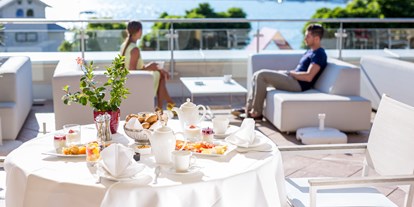 Golfurlaub - Verpflegung: Frühstück - Kärnten - Frühstück auf der Sundowner Longe  - Werzer's Hotel Resort Pörtschach