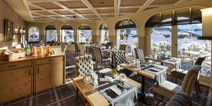 Golfurlaub - Zimmer mit Fernsicht - Schweiz - Restaurant "Möserstube" - GOLFHOTEL Les Hauts de Gstaad & SPA