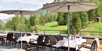 Golfurlaub - Terrasse - Klosters - Hotel SAROTLA