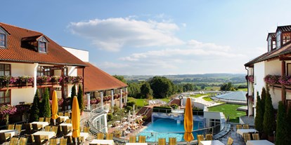 Golfurlaub - privates Golftraining - Deutschland - Panoramaterrasse - Fürstenhof ****s Quellness- und Golfhotel