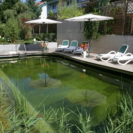 Golfhotel: Naturschwimmteich (Pool) - Wunsch Hotel Mürz - Natural Health & Spa